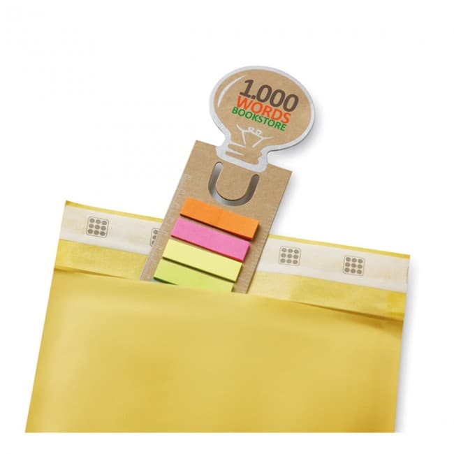 Custom Printed Bookmark With Sticky Memo Pad - Image 10