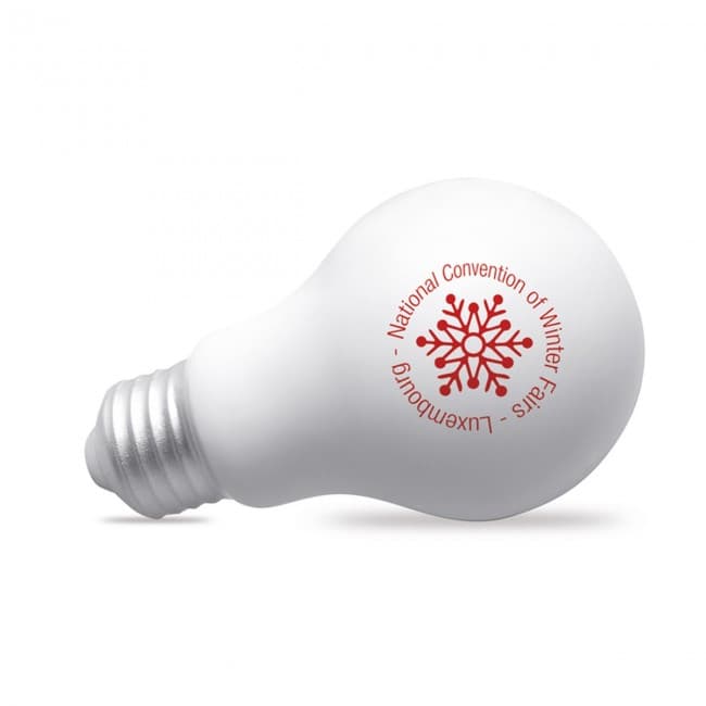 Custom Printed Anti-Stress PU Bulb - Image 1