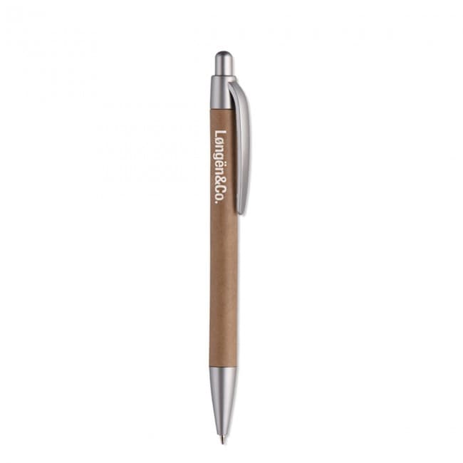 Custom Printed Carton Barrel Ball Pen - Image 1