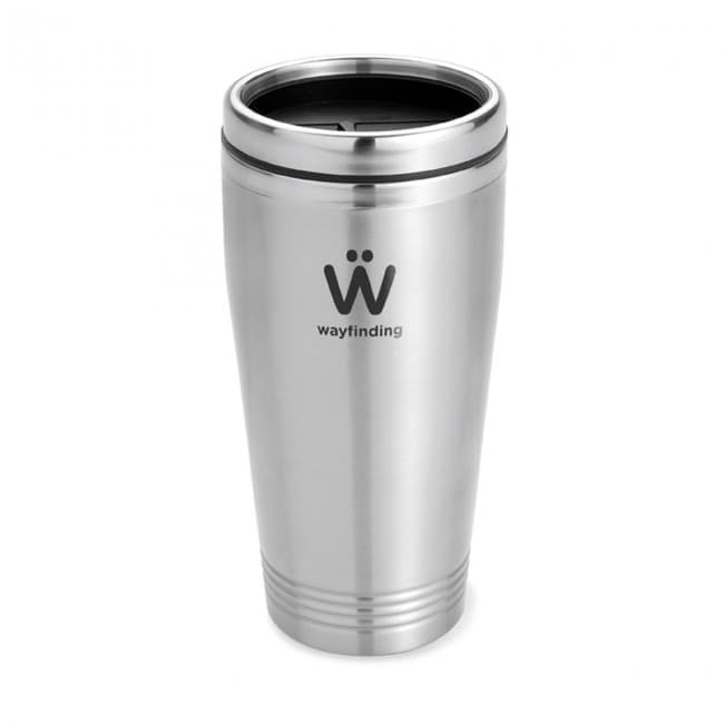 Custom Printed Double Wall Travel Cup 400ml - Image 3