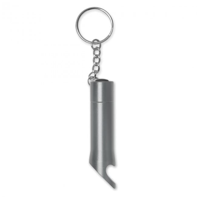 Custom Printed Metal Torch Keyring - Image 1