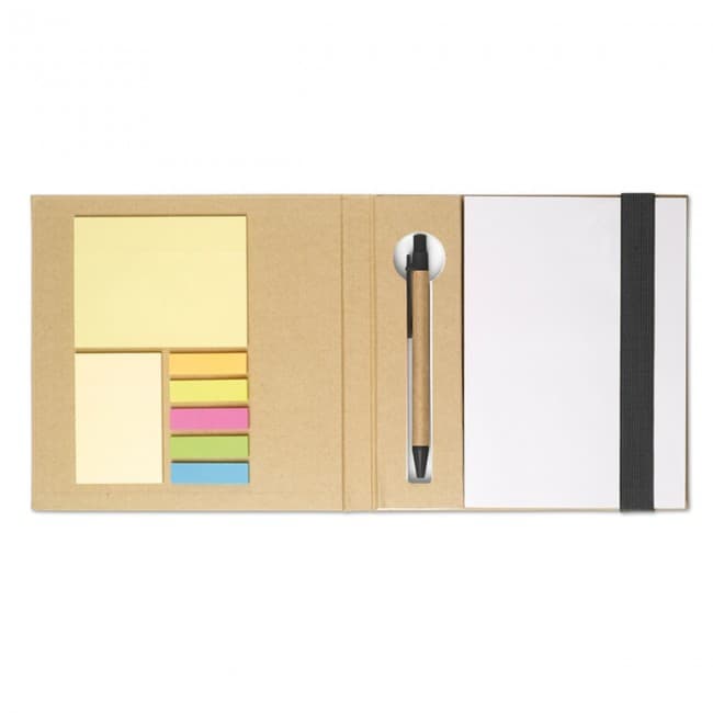 Custom Printed Notebook With Memo Set & Pen - Image 2