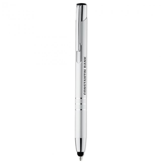 Custom Printed Push type touch ball pen - Image 3