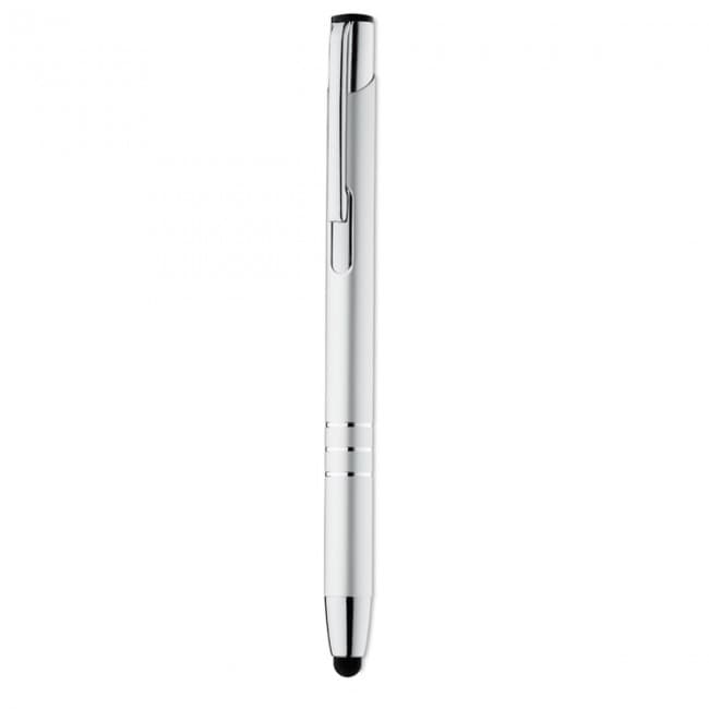 Custom Printed Push type touch ball pen - Image 2