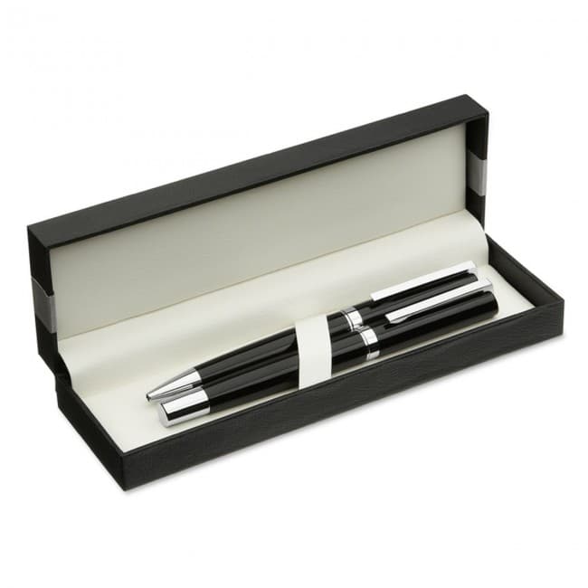 Custom Printed Twist Pen & Roller Pen In Paper Box - Image 4