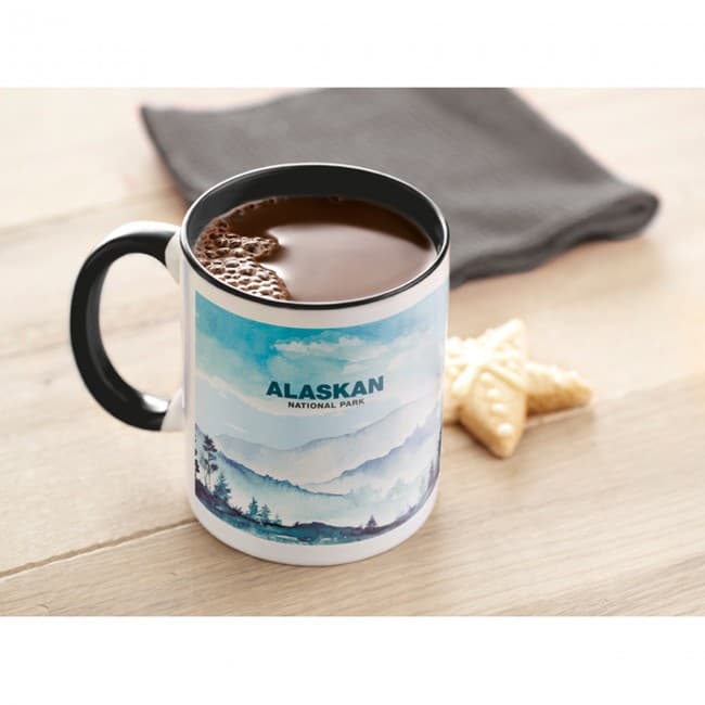 Custom Printed Coloured Sublimation Mug - Image 9