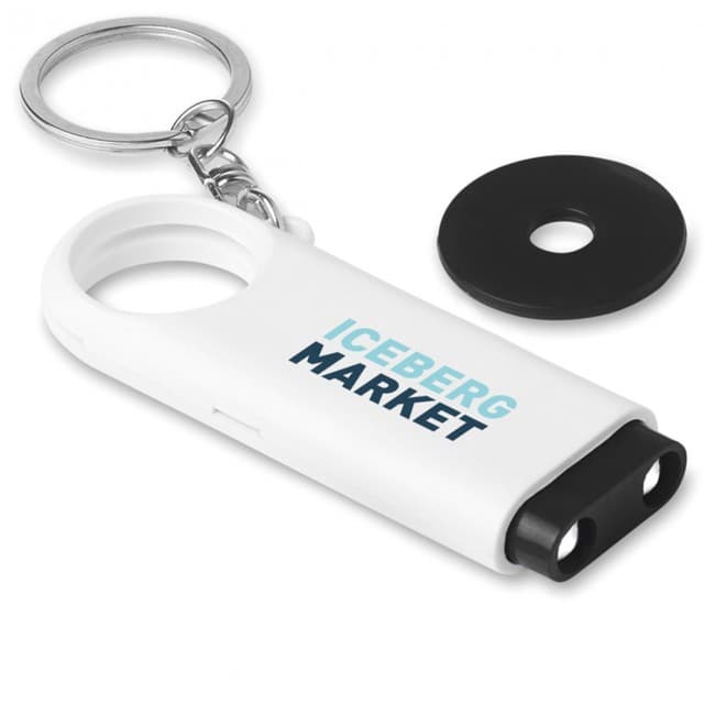 Custom Printed Key ring torch with token - Image 8