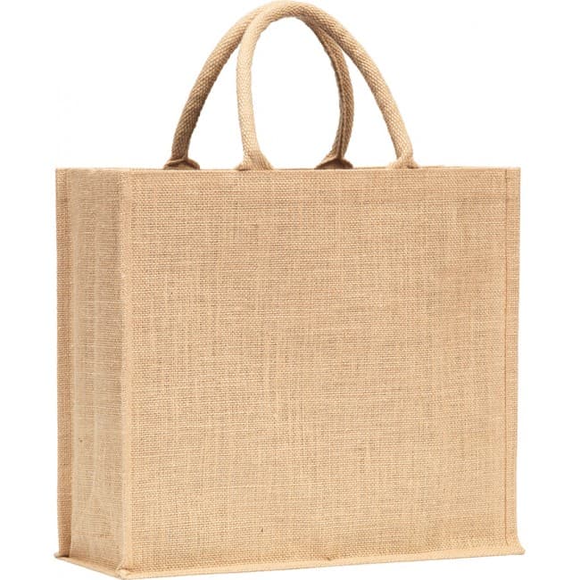 Custom Printed Whitstable Jute Tote Bag - Image 2