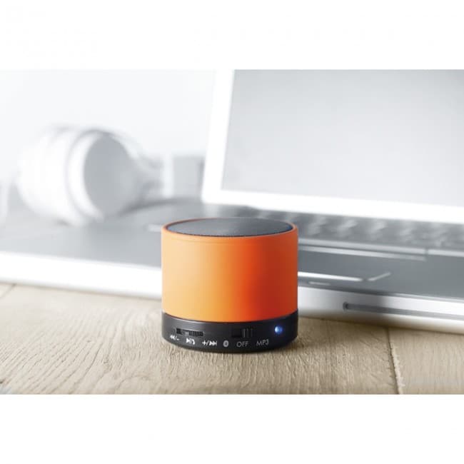 Custom Printed Round Wireless Speaker - Image 11