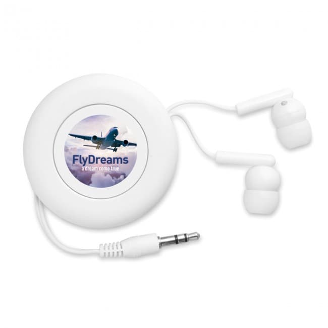 Custom Printed Retractable earphones - Image 2