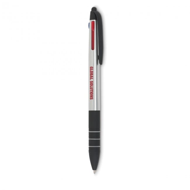 Custom Printed 3 colour Ink Pen With Stylus - Image 1