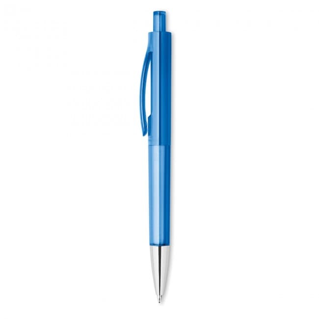 Custom Printed Transparent push button pen - Image 11