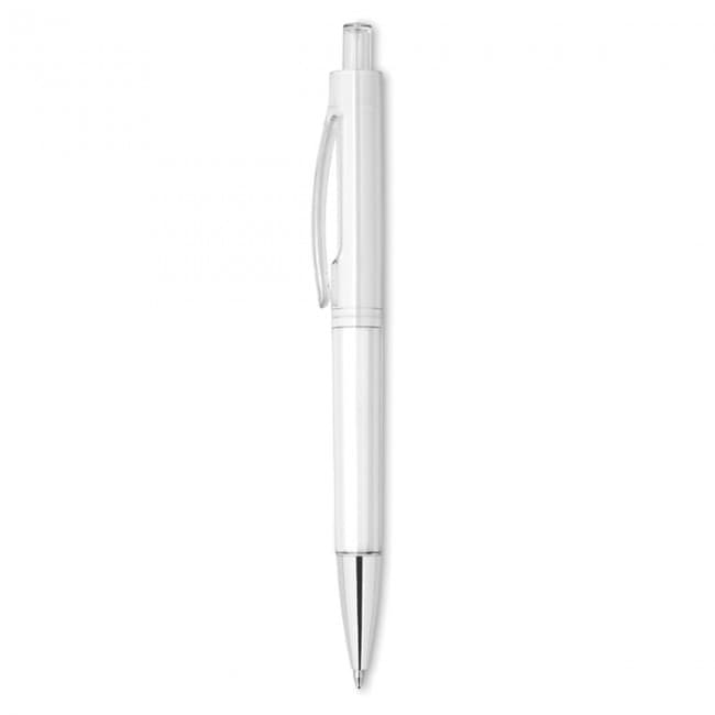 Custom Printed Transparent push button pen - Image 1