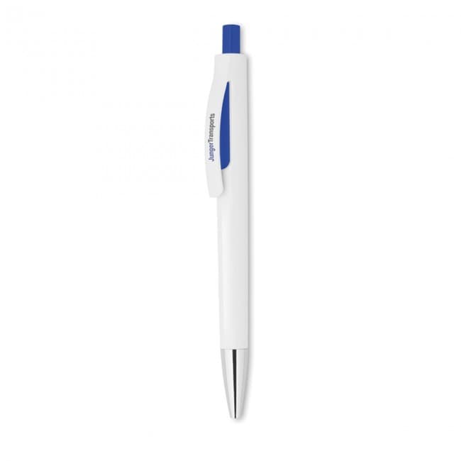 Custom Printed Push button pen with white ba - Image 9