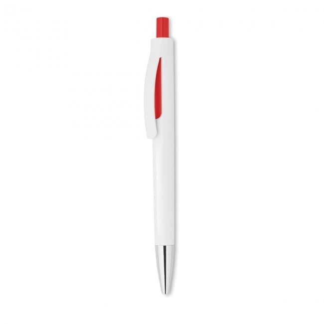 Custom Printed Push button pen with white ba - Image 7