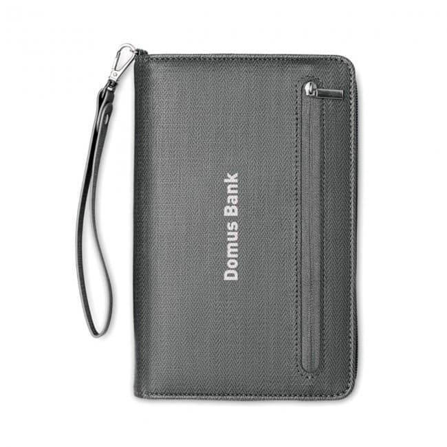 Custom Printed PU organizer with power bank - Image 6