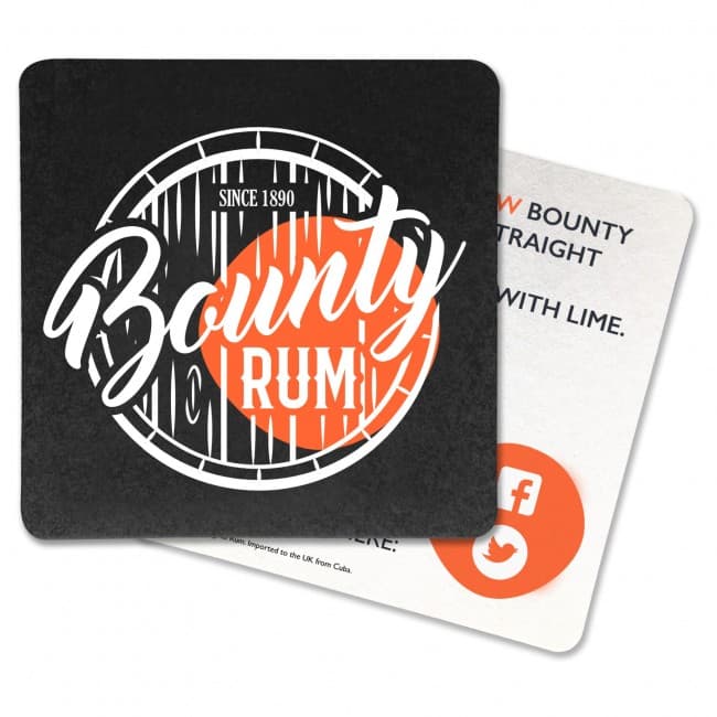 Custom Printed Paper Laminated Beermats: 1 Side