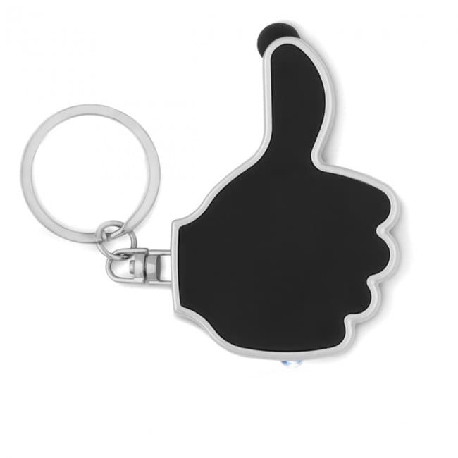 Custom Printed Thumbs Up Led Light Keyring - Image 12