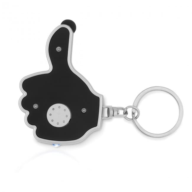 Custom Printed Thumbs Up Led Light Keyring - Image 11