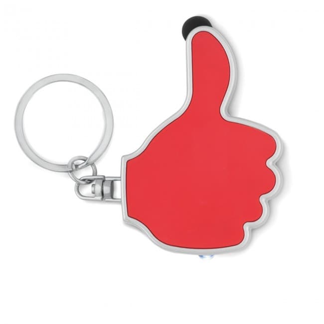 Custom Printed Thumbs Up Led Light Keyring - Image 9