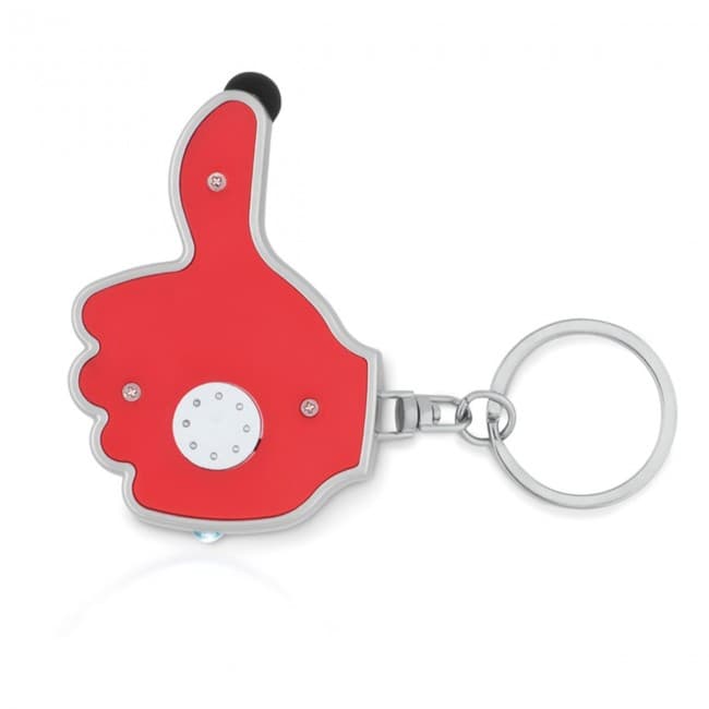 Custom Printed Thumbs Up Led Light Keyring - Image 8