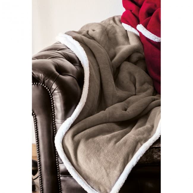 Custom Printed Coral Fleece Sherpa Blanket - Image 1