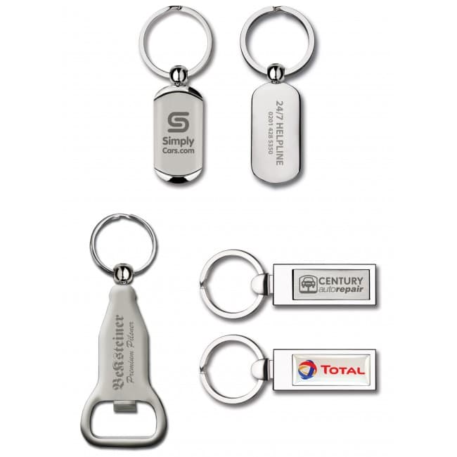 Custom Printed Premium Rectangular Keyring