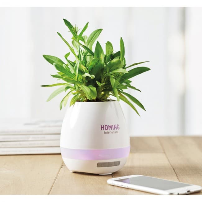 Custom Printed Bluetooth speaker flower pot - Image 4