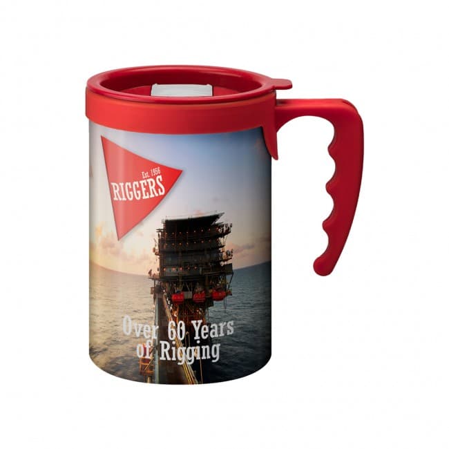 Custom Printed Apollo Plastic Travel Mug - Image 4