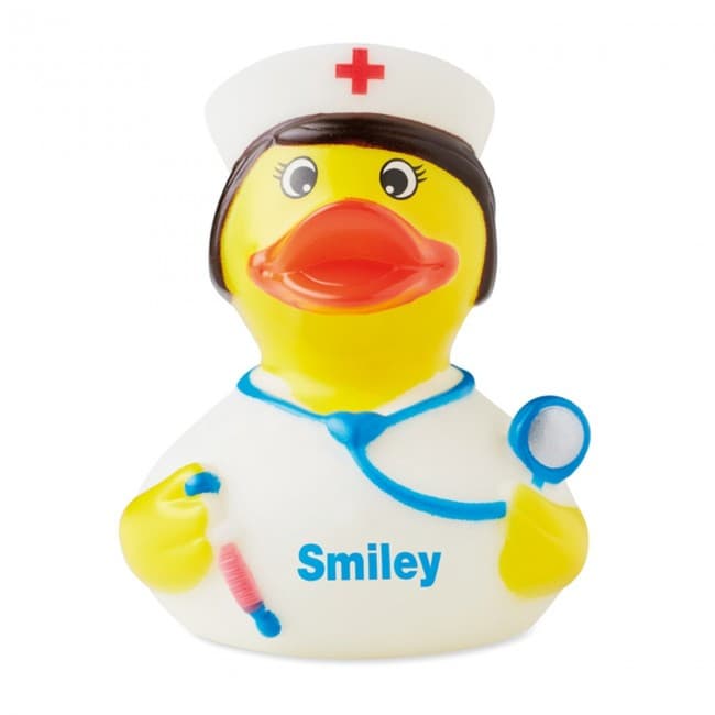 Custom Printed Nurse PVC duck - Image 1