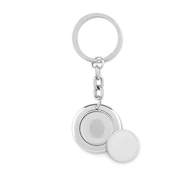 Custom Printed Keyring With Token - Image 3