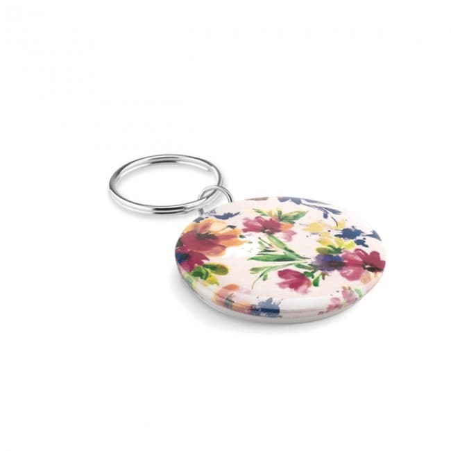 Custom Printed Small pin button key ring - Image 6