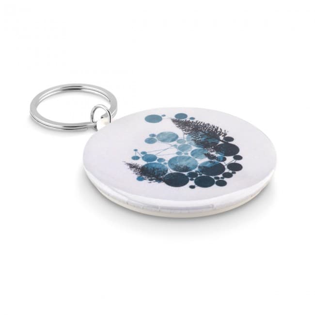 Custom Printed Pin button key ring - Image 4