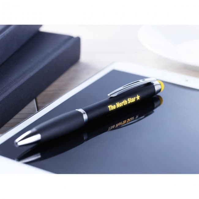 Custom Printed Twist ball pen with light - Image 2