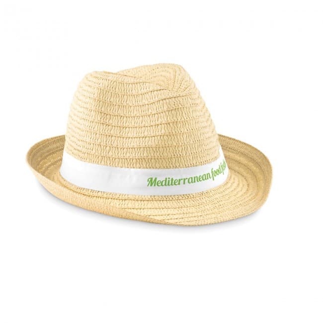 Branded Paper Straw Hat - Image 8