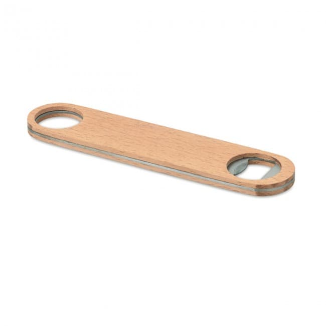 Custom Printed Wooden Bottle Opener - Image 1