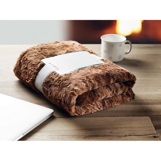 Custom Printed Fake fur blanket - Image 11