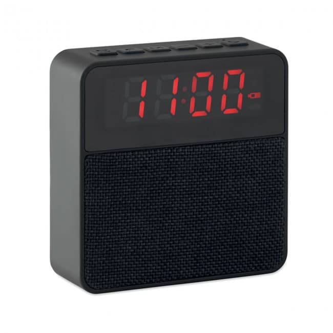 Custom Printed Fabric clock-alarm speaker - Image 12