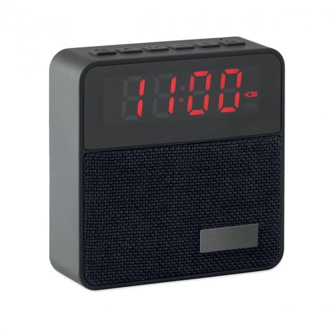 Custom Printed Fabric clock-alarm speaker - Image 2