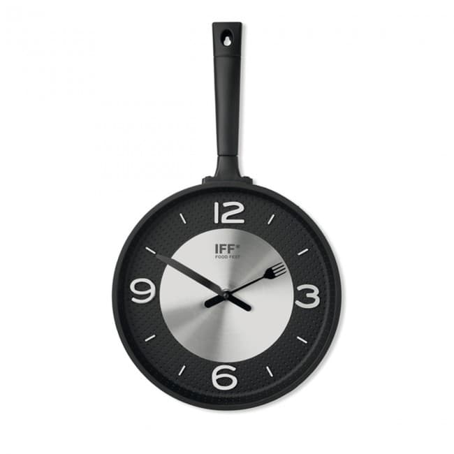 Custom Printed Wall clock in pan shape - Image 2