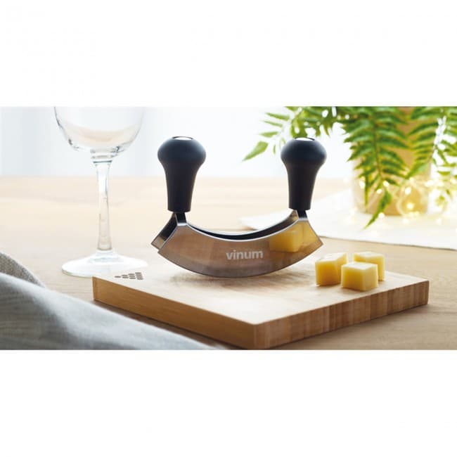 Custom Printed Bamboo Cheese cutter set - Image 3