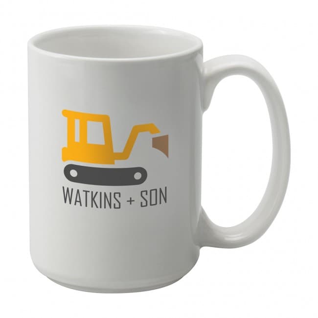 Custom Printed Stein White Mug