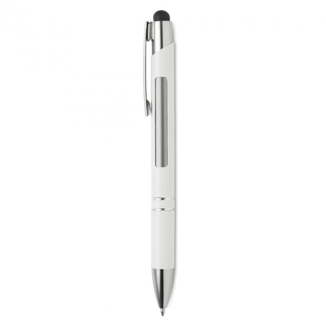 Custom Printed Aluminium stylus pen w/ light - Image 2