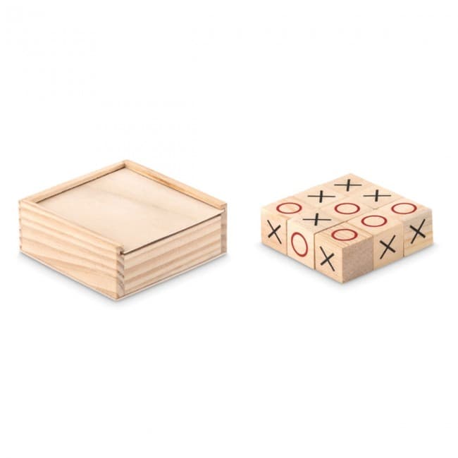 Custom Printed Wooden Tic Tac Toe - Image 3