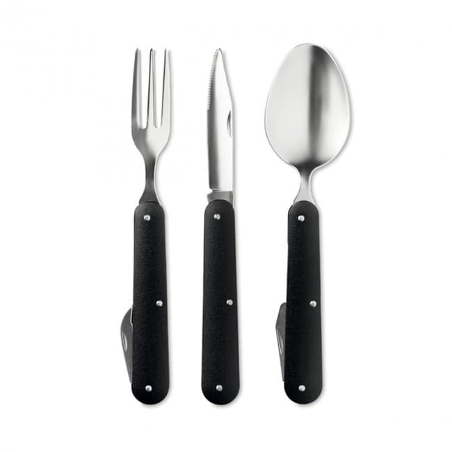 Custom Printed 3-Piece Camping Utensils Set - Image 3