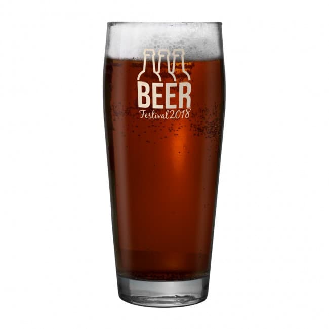 Custom Printed Willi Becher Pint Glass