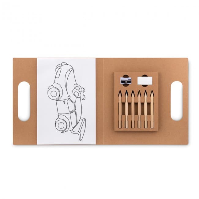 Custom Printed Colouring Set With 6 Pencils - Image 8