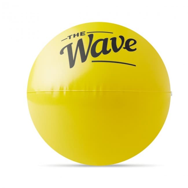 Custom Printed Beach ball with wink emoticon - Image 3