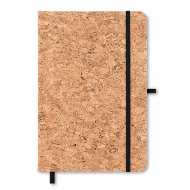 Custom Printed A5 Cork Notebook 96 Lined - Image 1