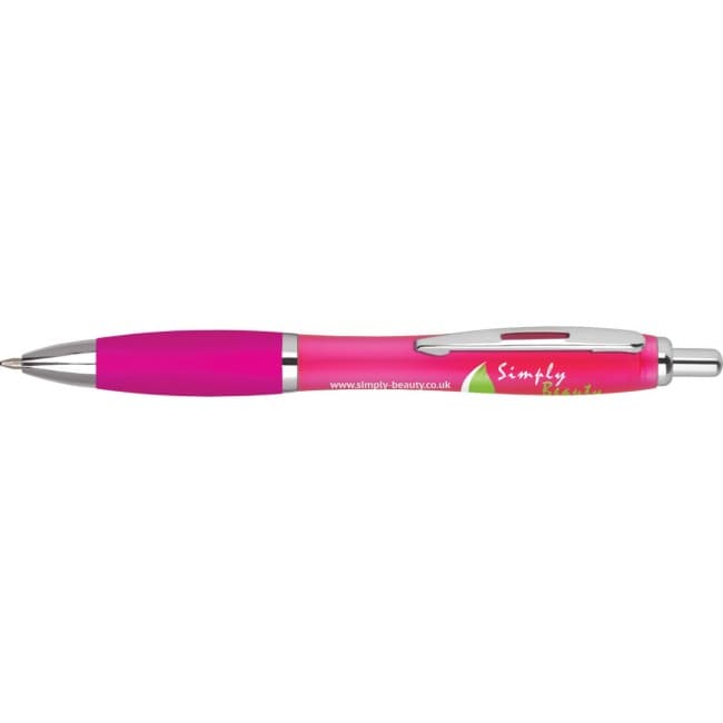 Custom Printed Contour Frost Ballpen (Full Colour Print)